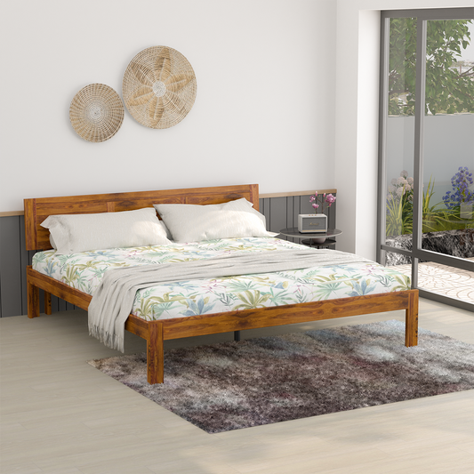 Seville Sheesham Wood King Size Bed