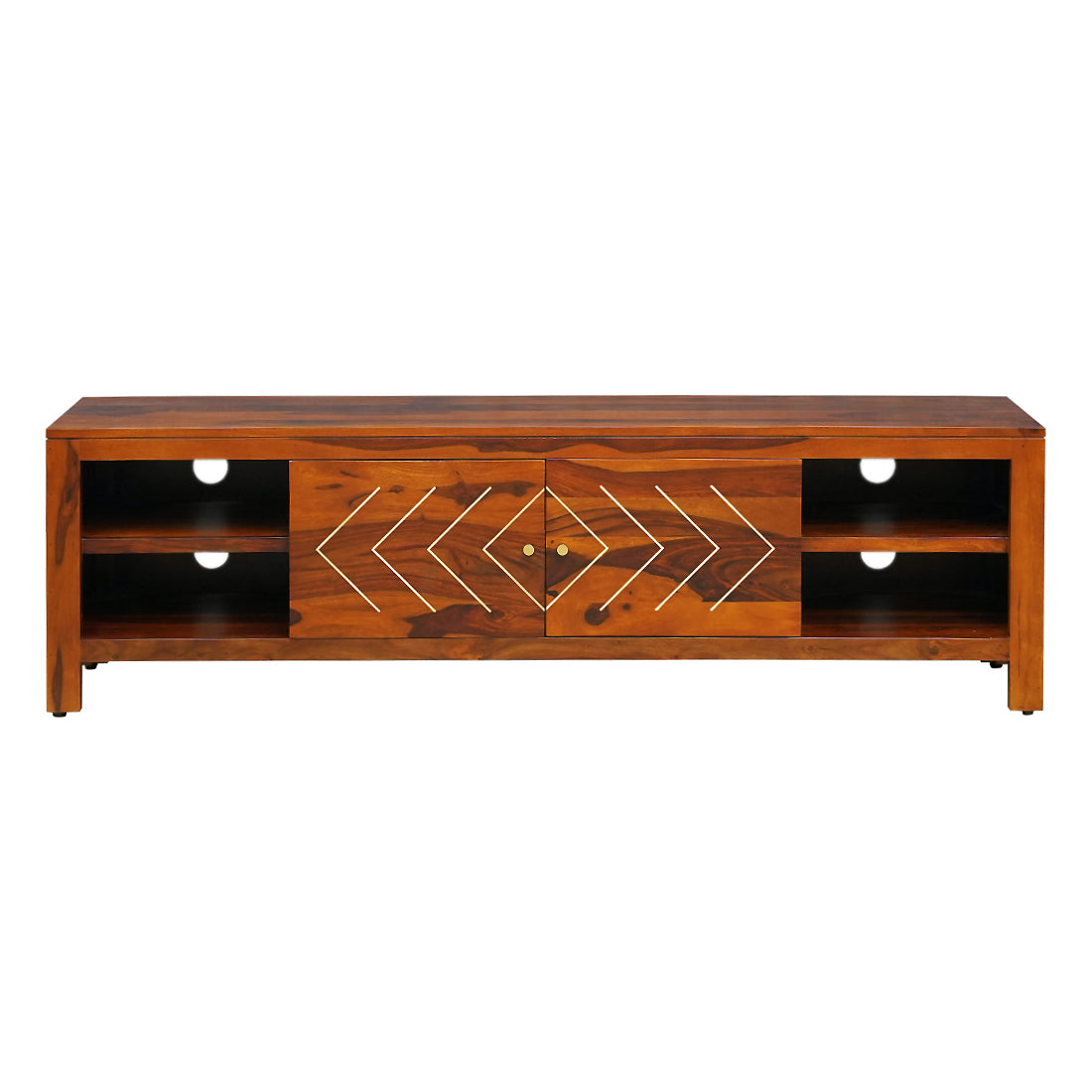 Bristol Large TV Stand in Honey Finish
