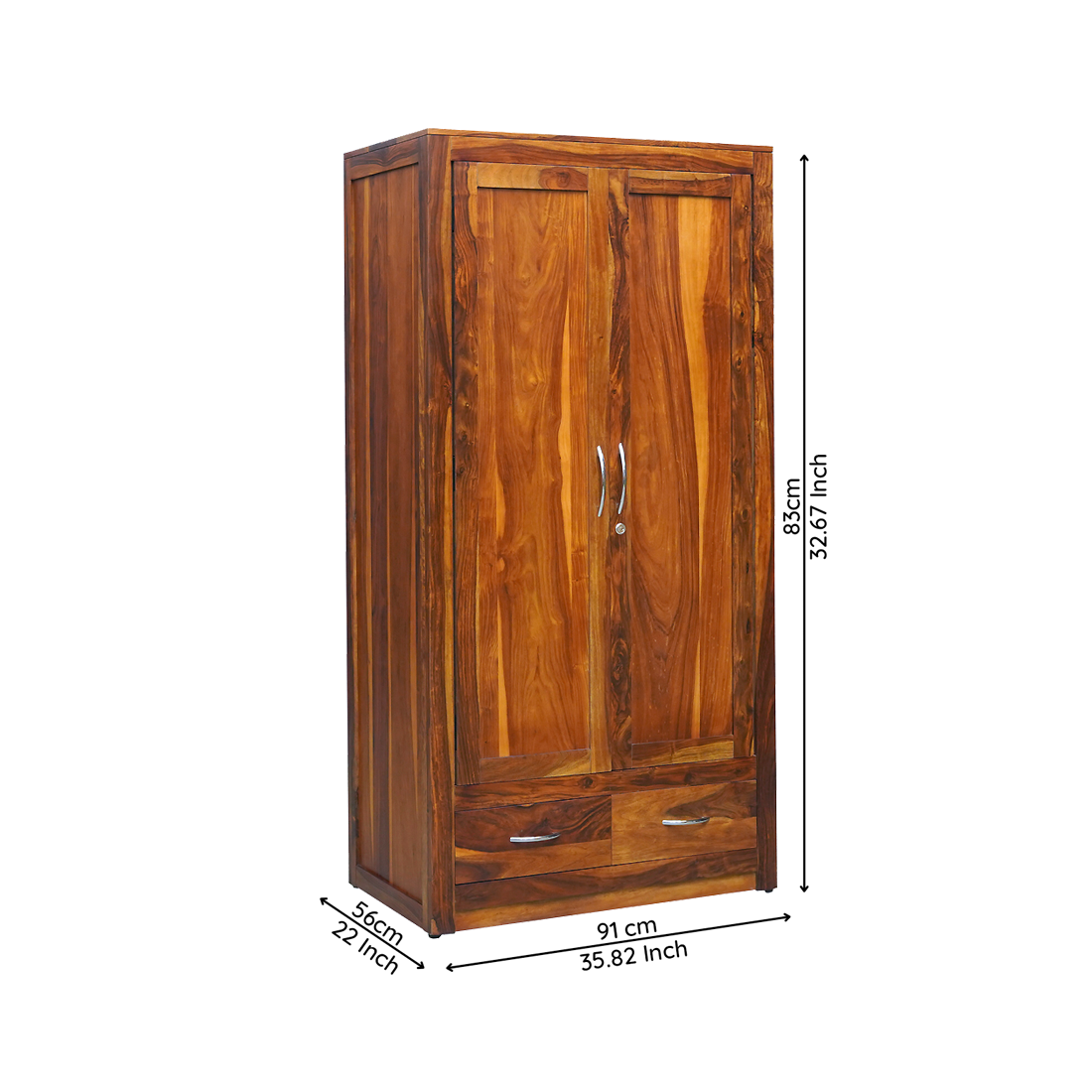 Halifax Wardrobe in Honey Finish