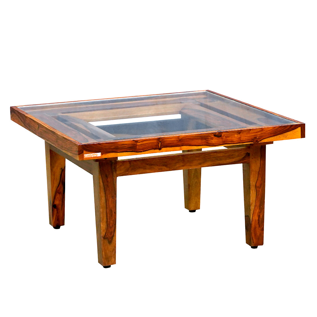 Medan Square Coffee Table in Honey Finish