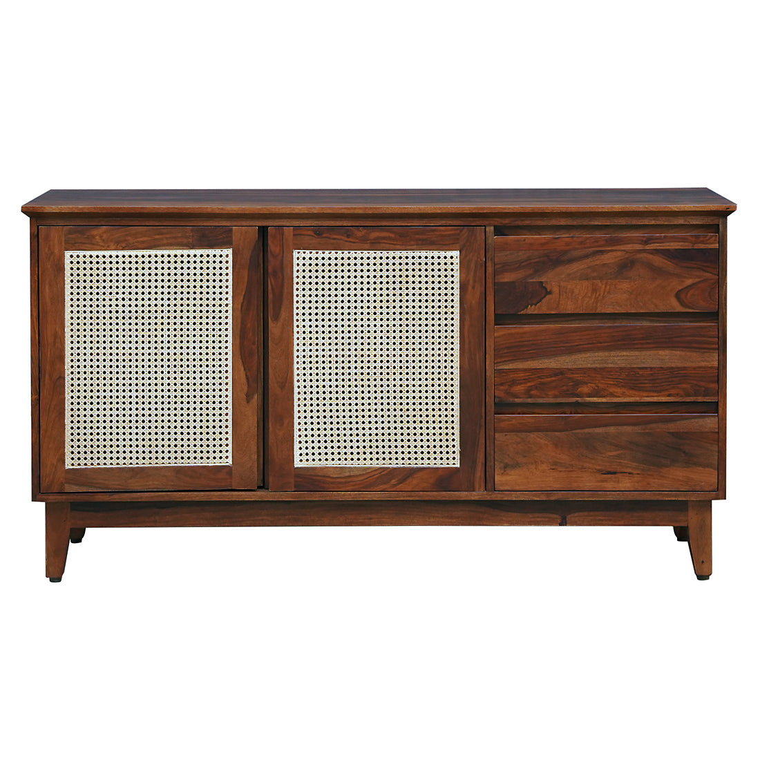 Bali Sheesham Wood Sideboard in Rosewood Finish