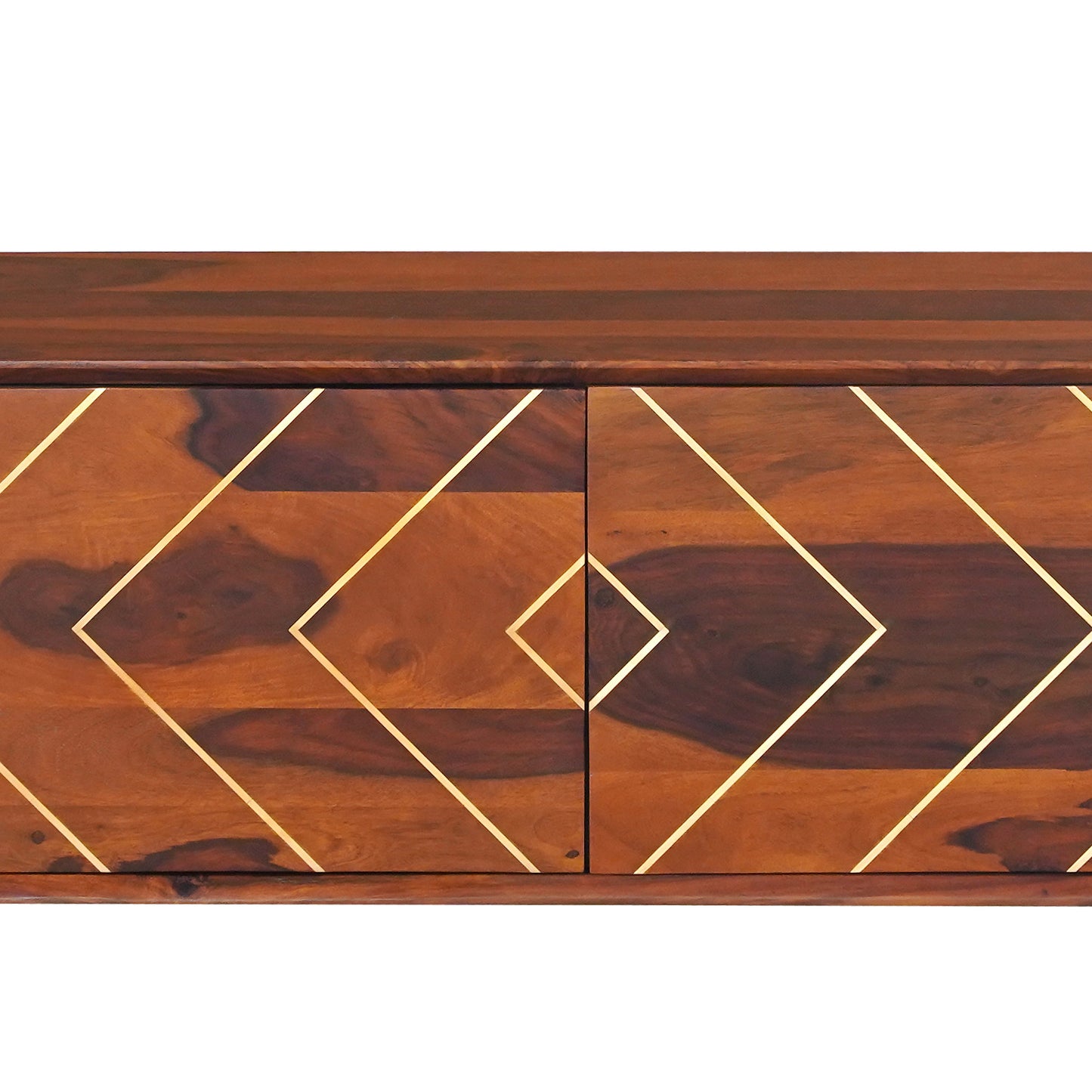 Bristol Sheesham Wood TV Stand in Honey Finish