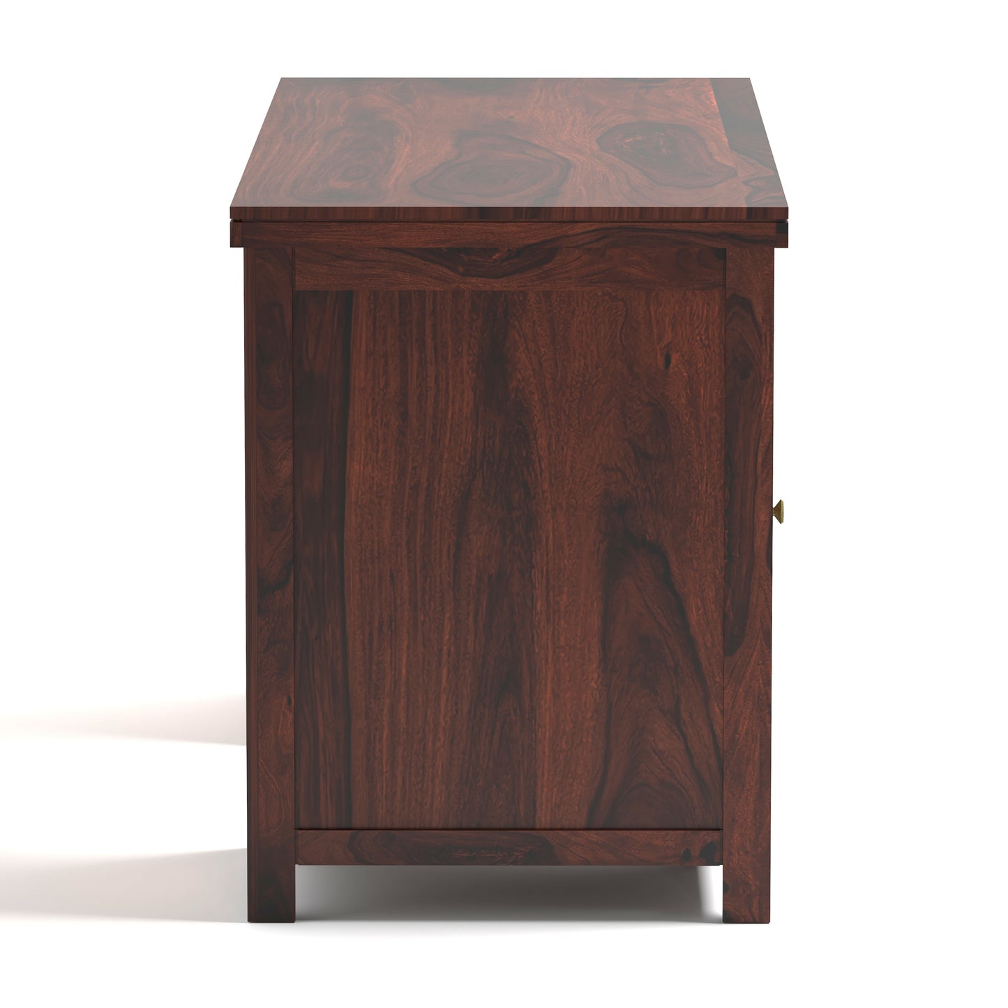 Diamond Sheesham Wood Computer Table in Honey Finish