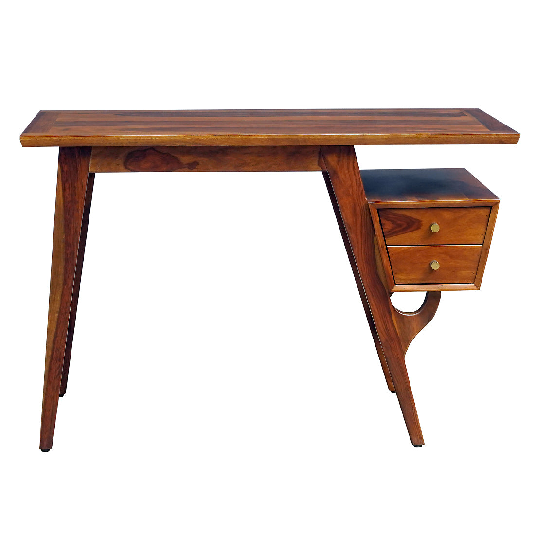 Franco Sheesham Wood Study Table in Honey Finish