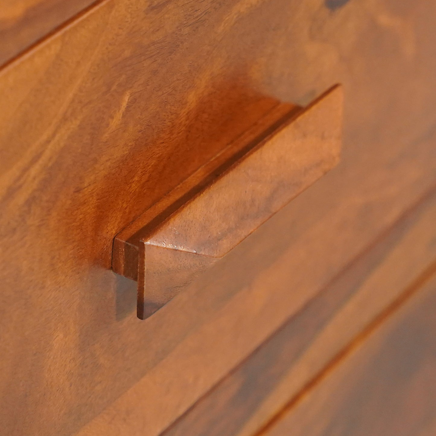 Harper Sheesham Wood Chest of Drawers in Honey Finish