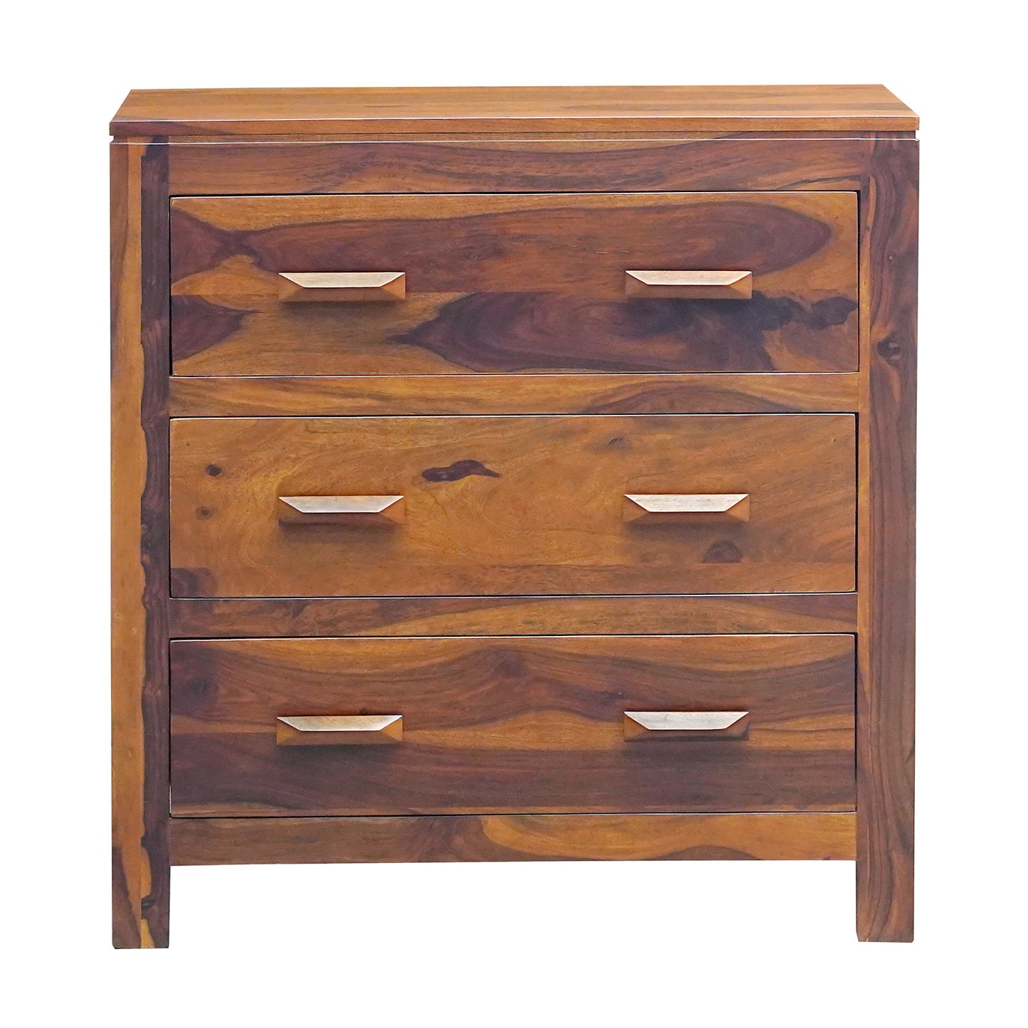 Harper Sheesham Wood Chest of Drawers in Honey Finish