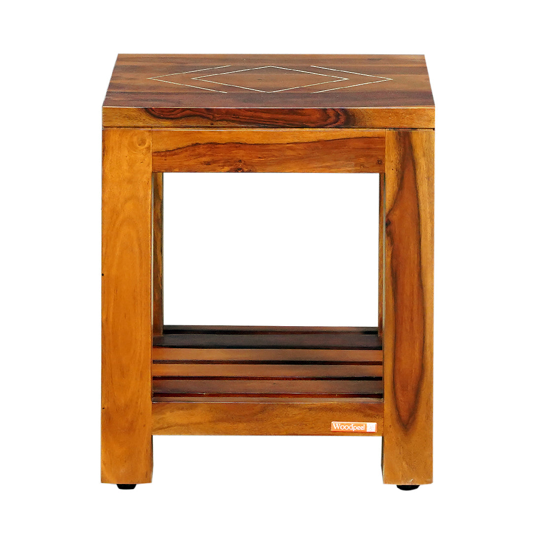 Bristol Sheesham Wood Side Table in Honey Finish