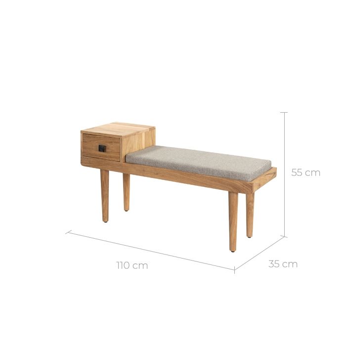 Marseille Entryway Bench