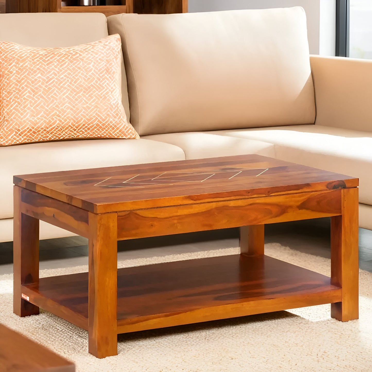 Bristol  Sheesham Wood Coffee Table