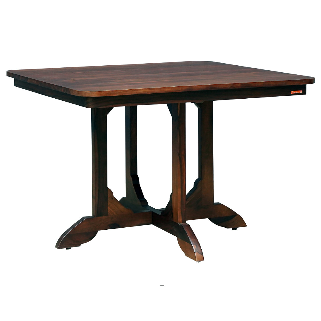 Saphire Sheesham Wood 4S Dining Set in Walnut Finish