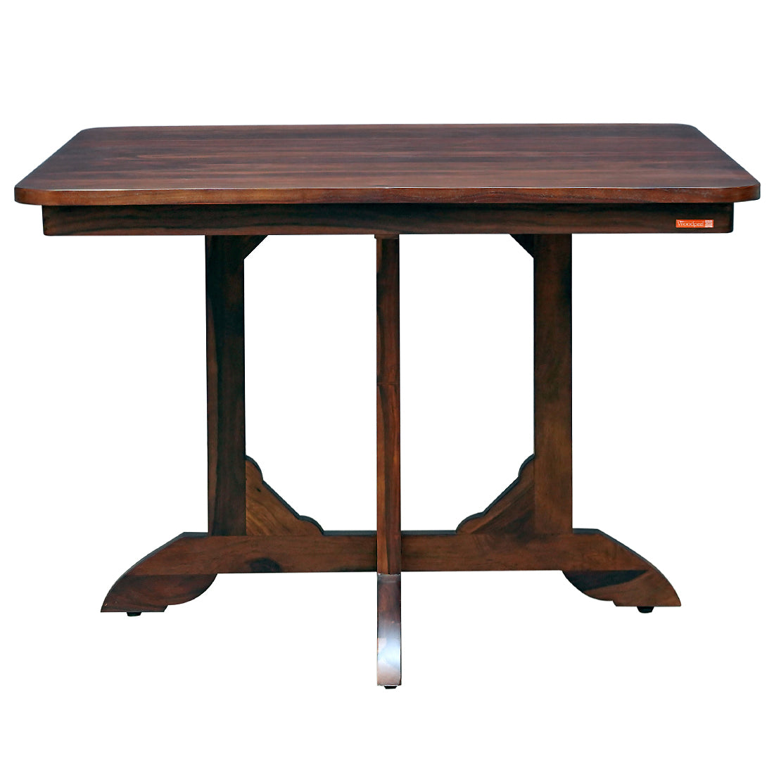 Saphire Sheesham Wood 4S Dining Set in Walnut Finish