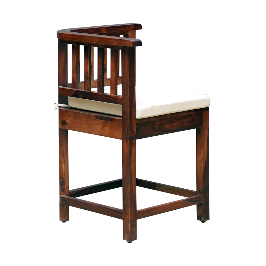 Saphire Sheesham Wood 4S Dining Set in Walnut Finish