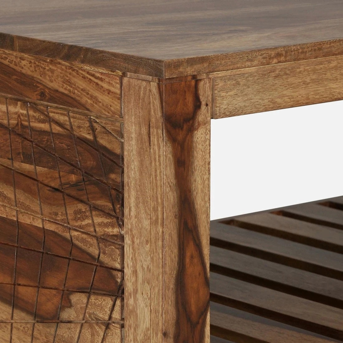 Sirius Sheesham Wood Coffee Table in Natural Finish