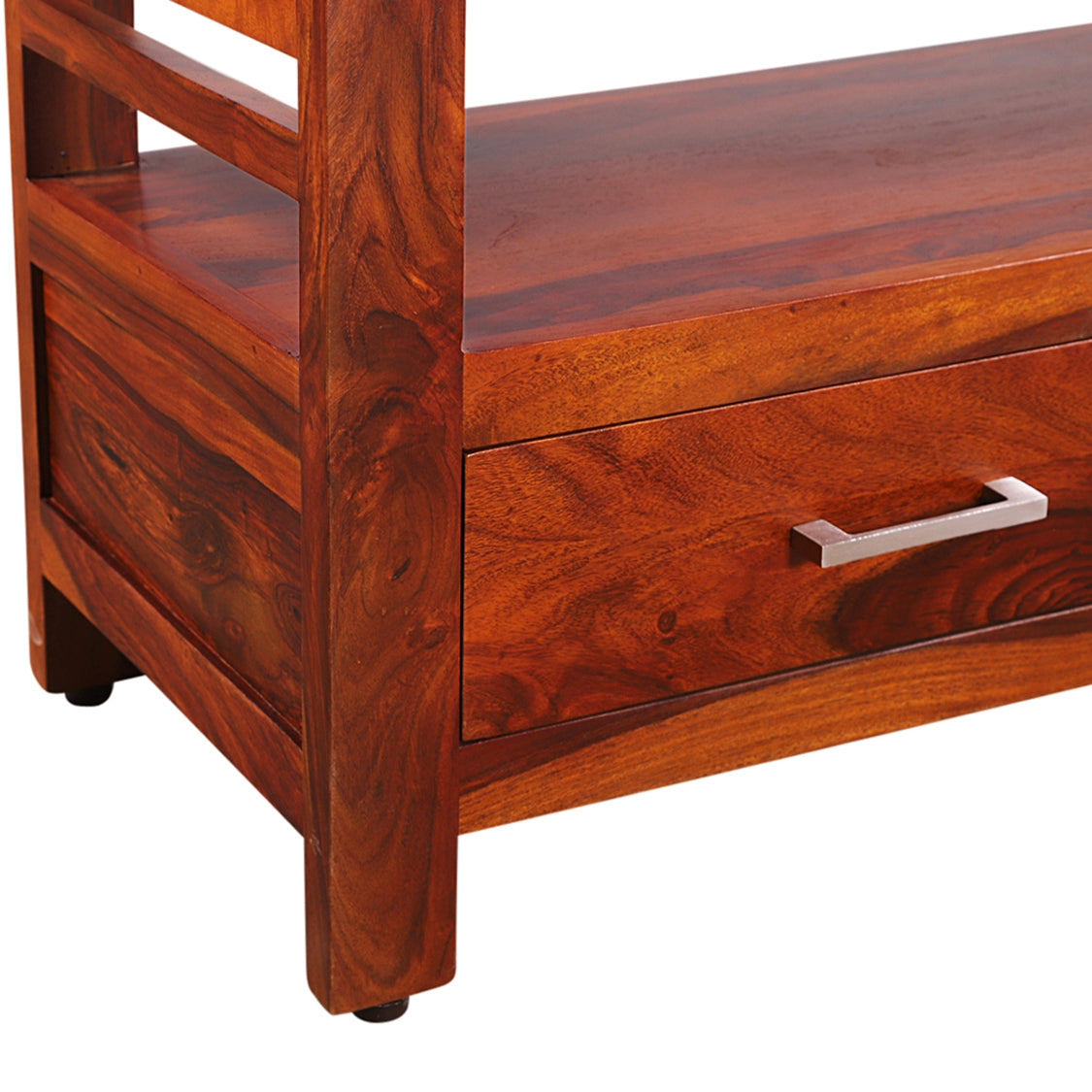 Stockholm Sheesham Wood Console Table in Honey Finish