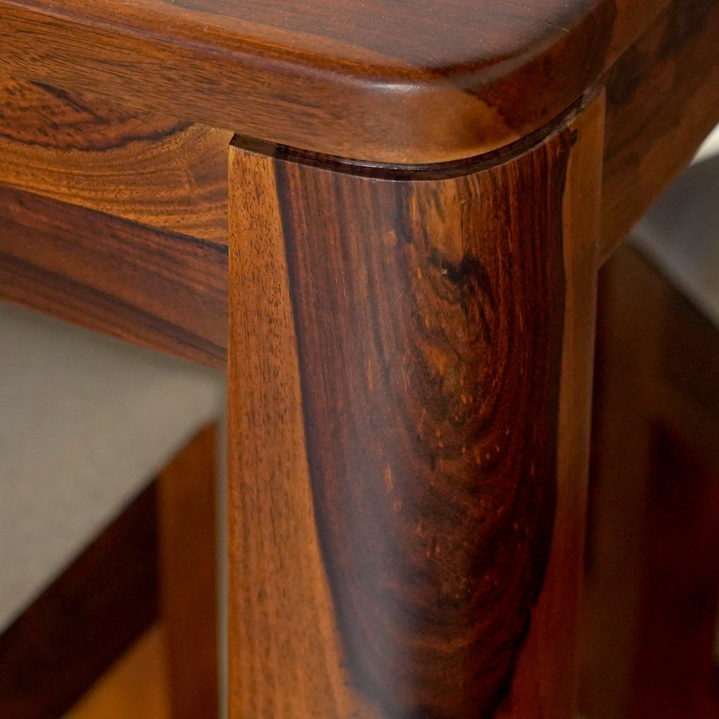 Toronto Sheesham Wood 4 Seater Dining Set in Honey Finish