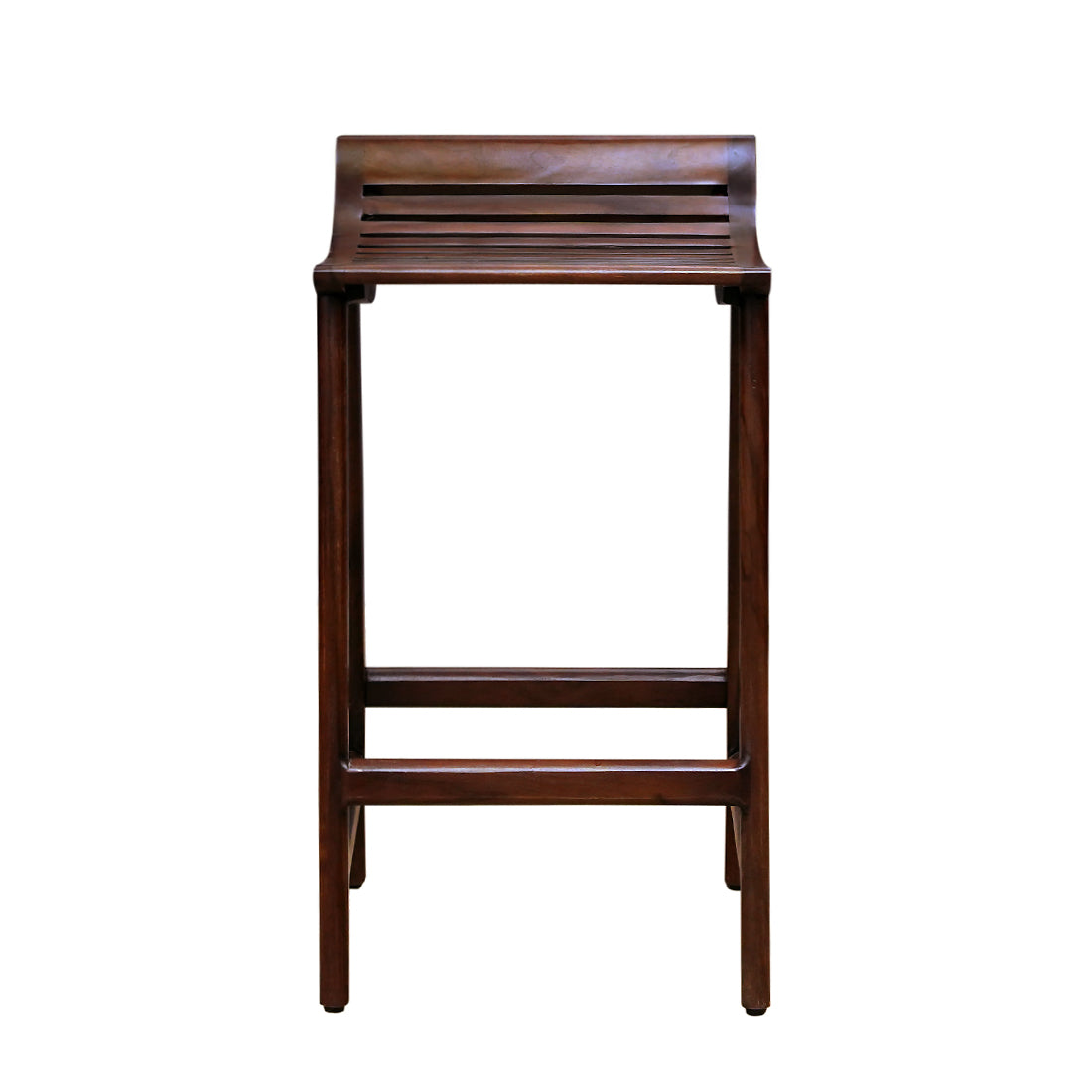 Vienna Sheesham Wood Barstool in walnut Finish