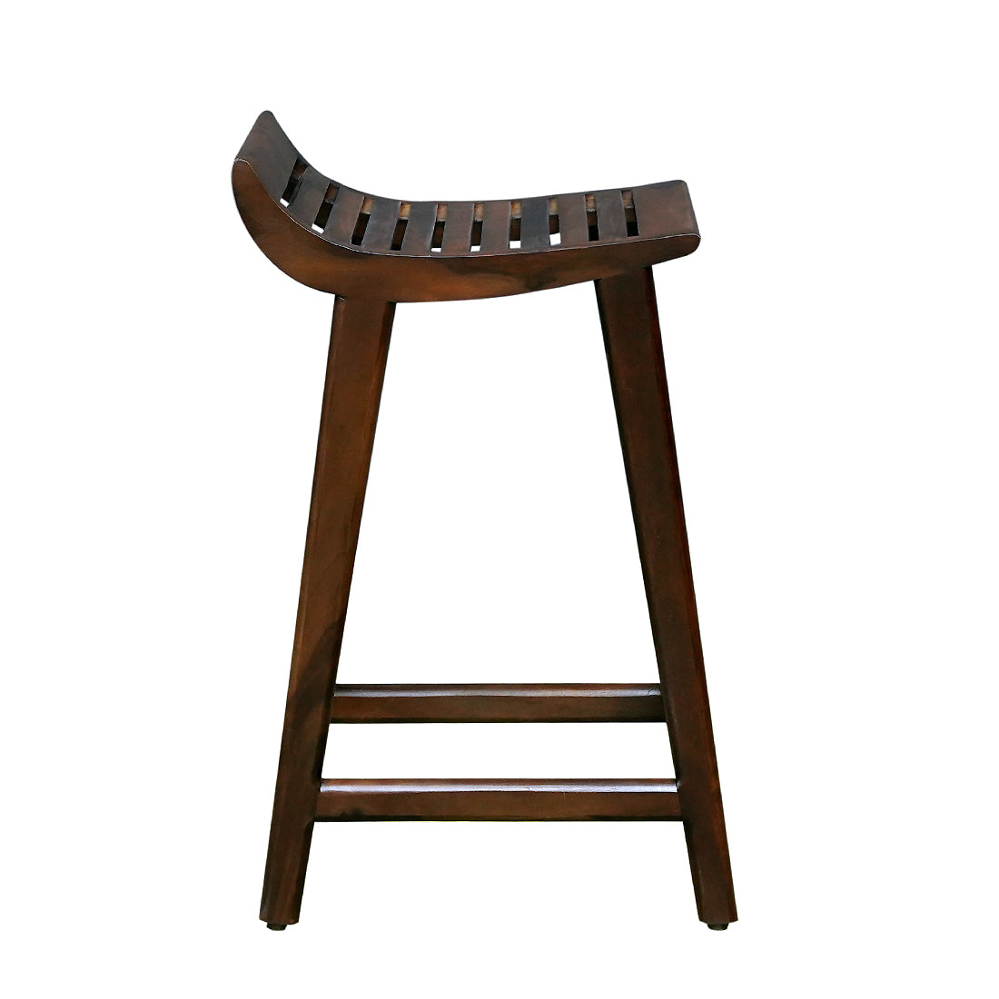 Vienna Sheesham Wood Barstool in walnut Finish