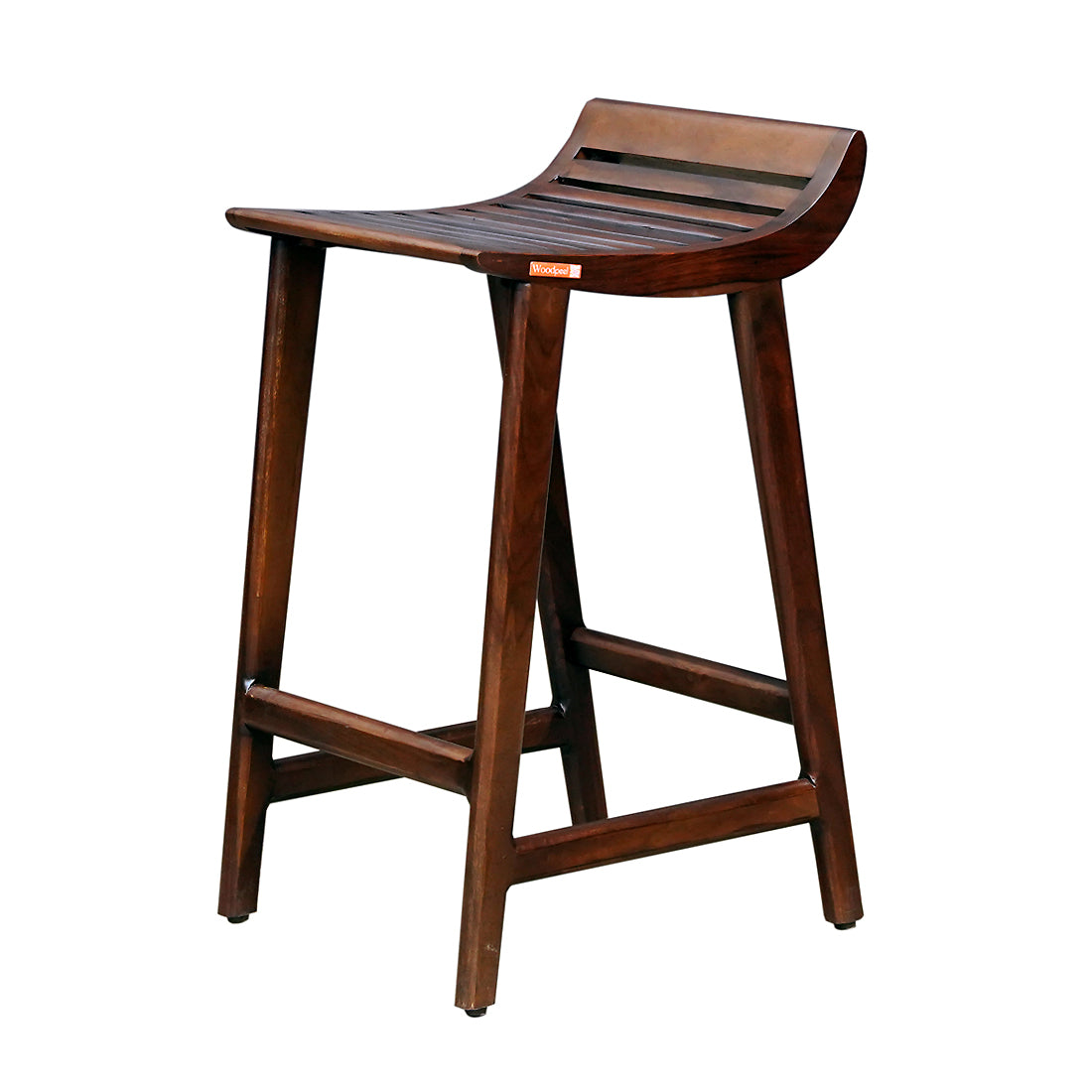 Vienna Sheesham Wood Barstool in walnut Finish