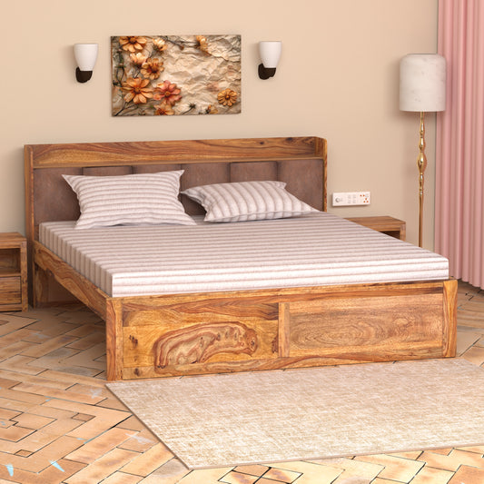 Zara Sheesham Wood King Size Bed
