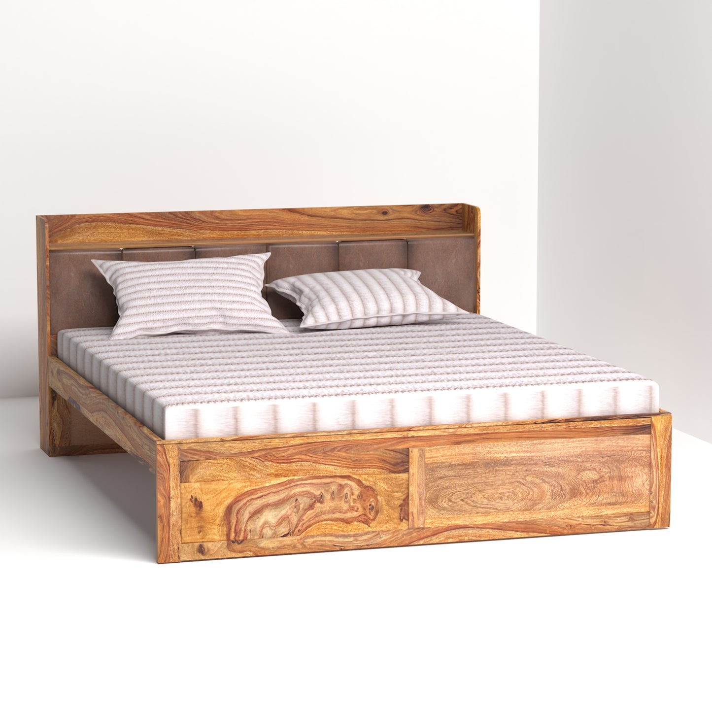 Zara Sheesham Wood King Size Bed