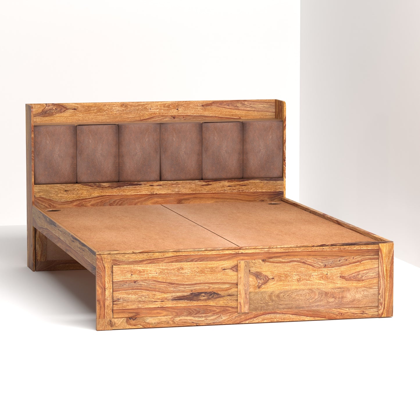 Zara Sheesham Wood Queen Size Bed