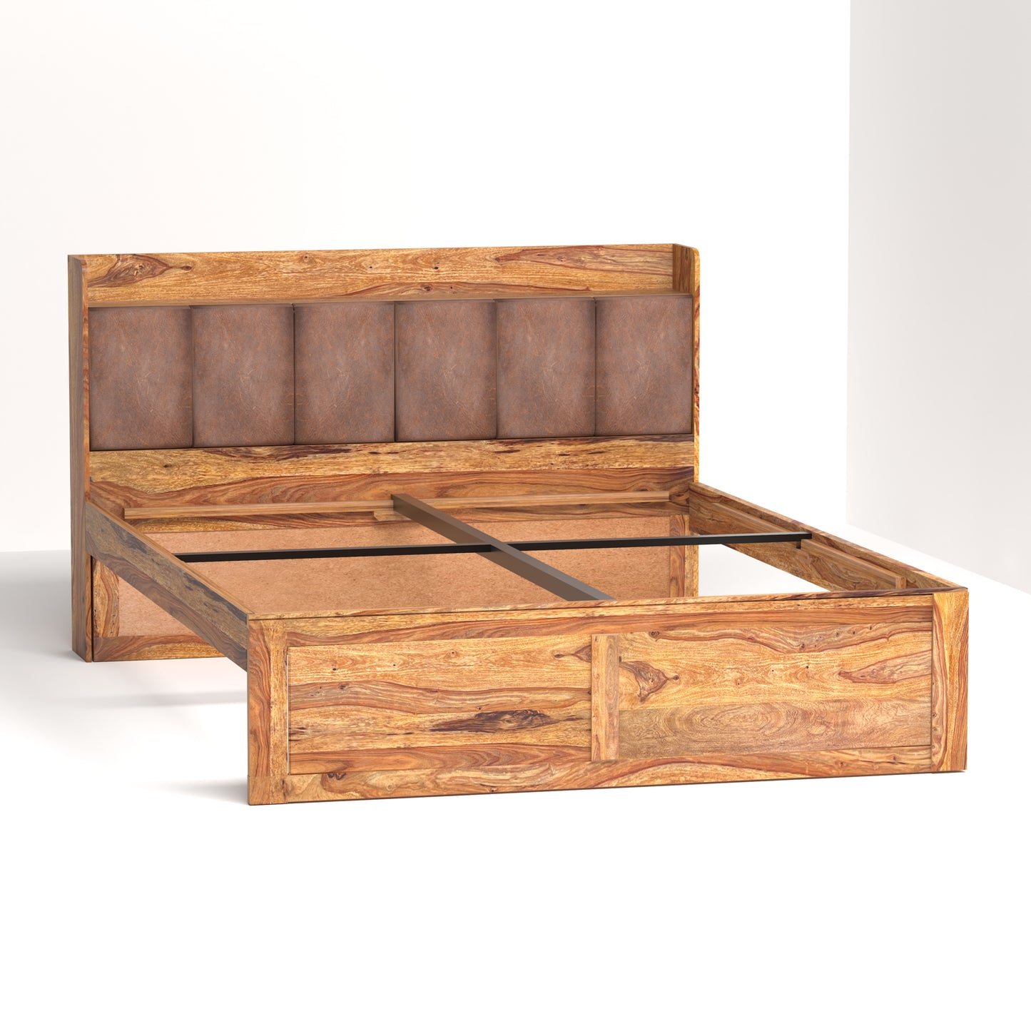 Zara Sheesham Wood Queen Size Bed