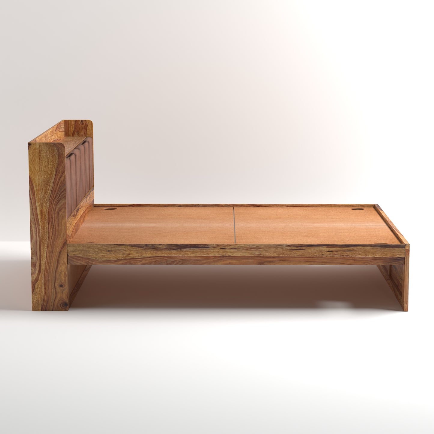 Zara Sheesham Wood Queen Size Bed