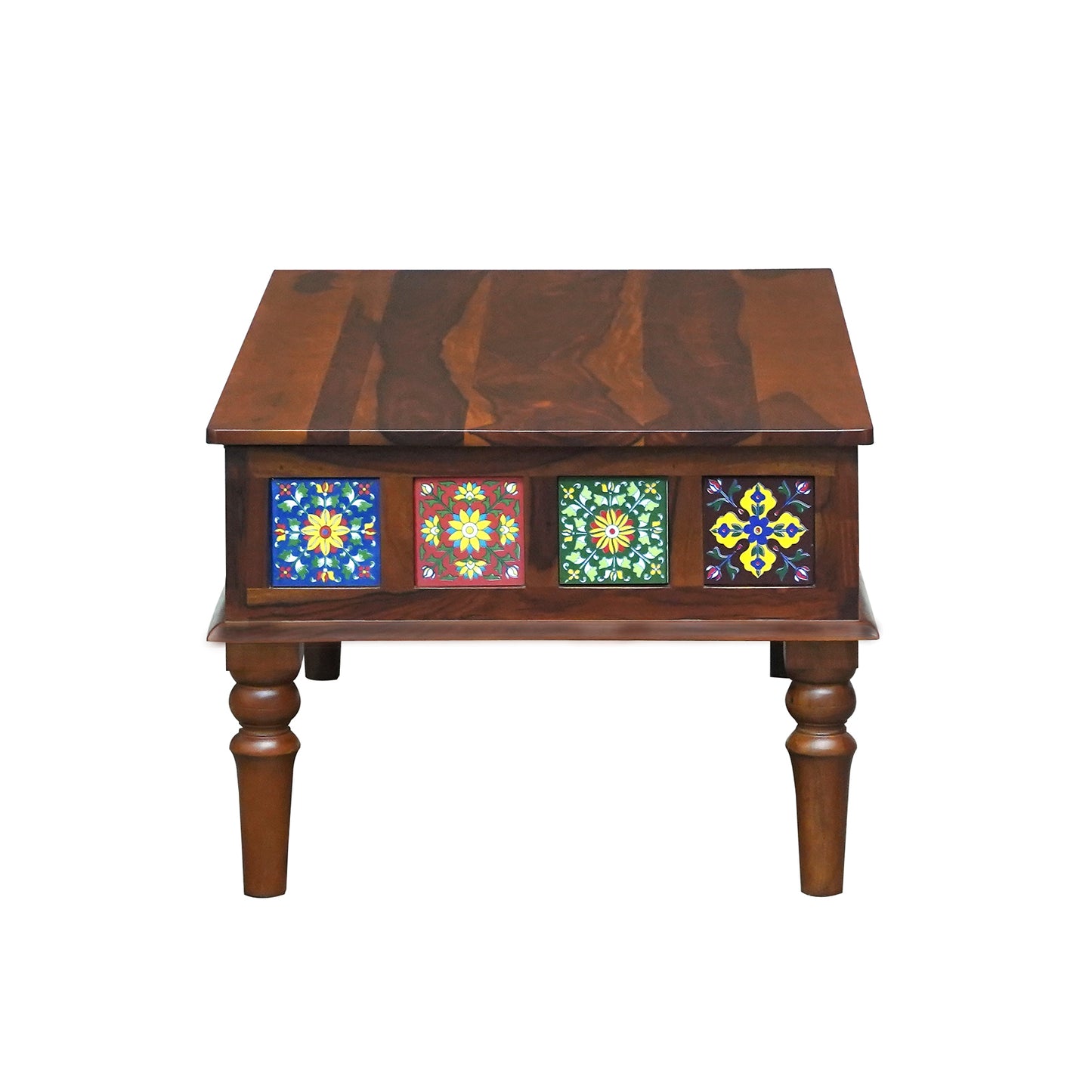 Amber Sheesham Wood Coffee Table in Honey Finish