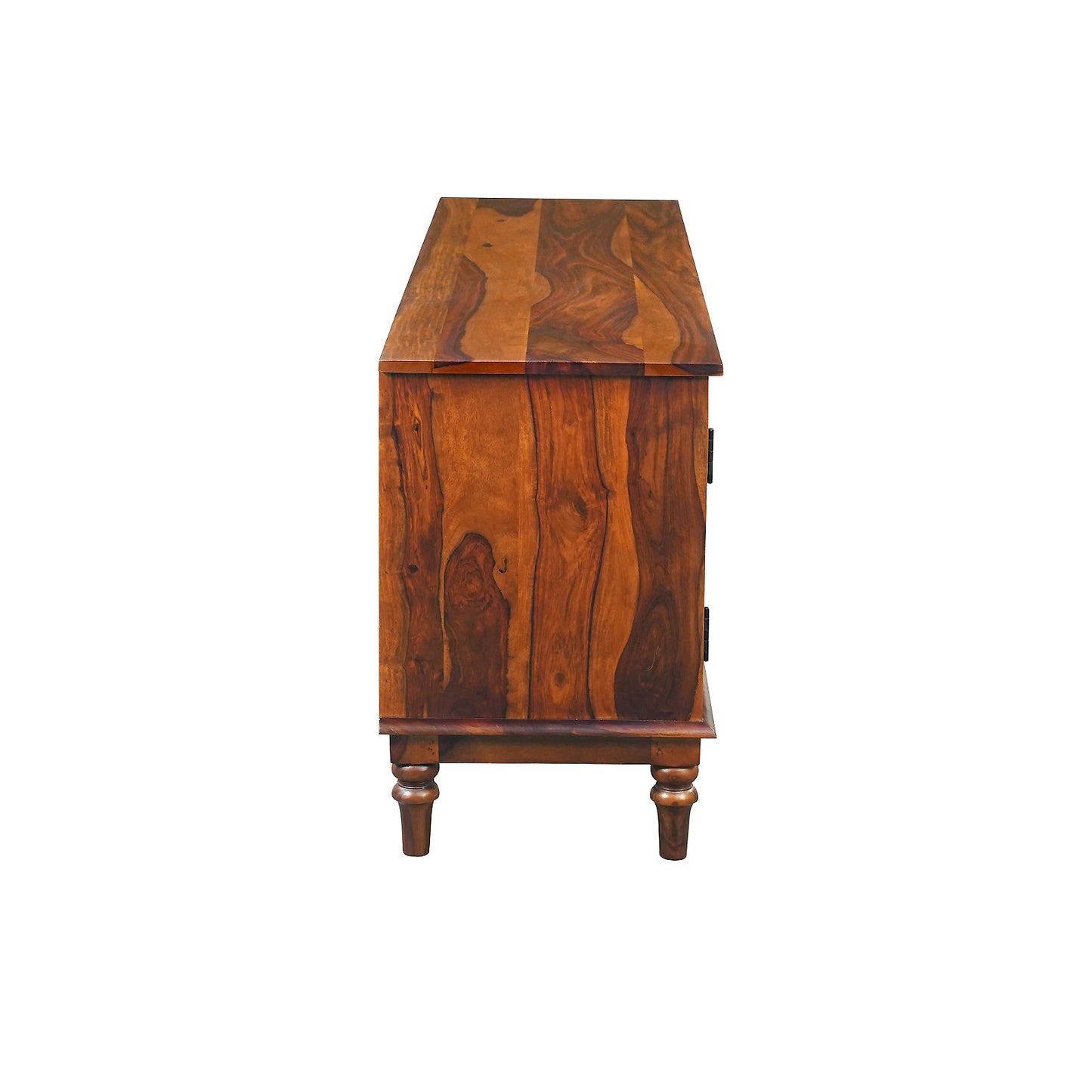 Amber Sheesham Wood TV Stand in Honey Finish