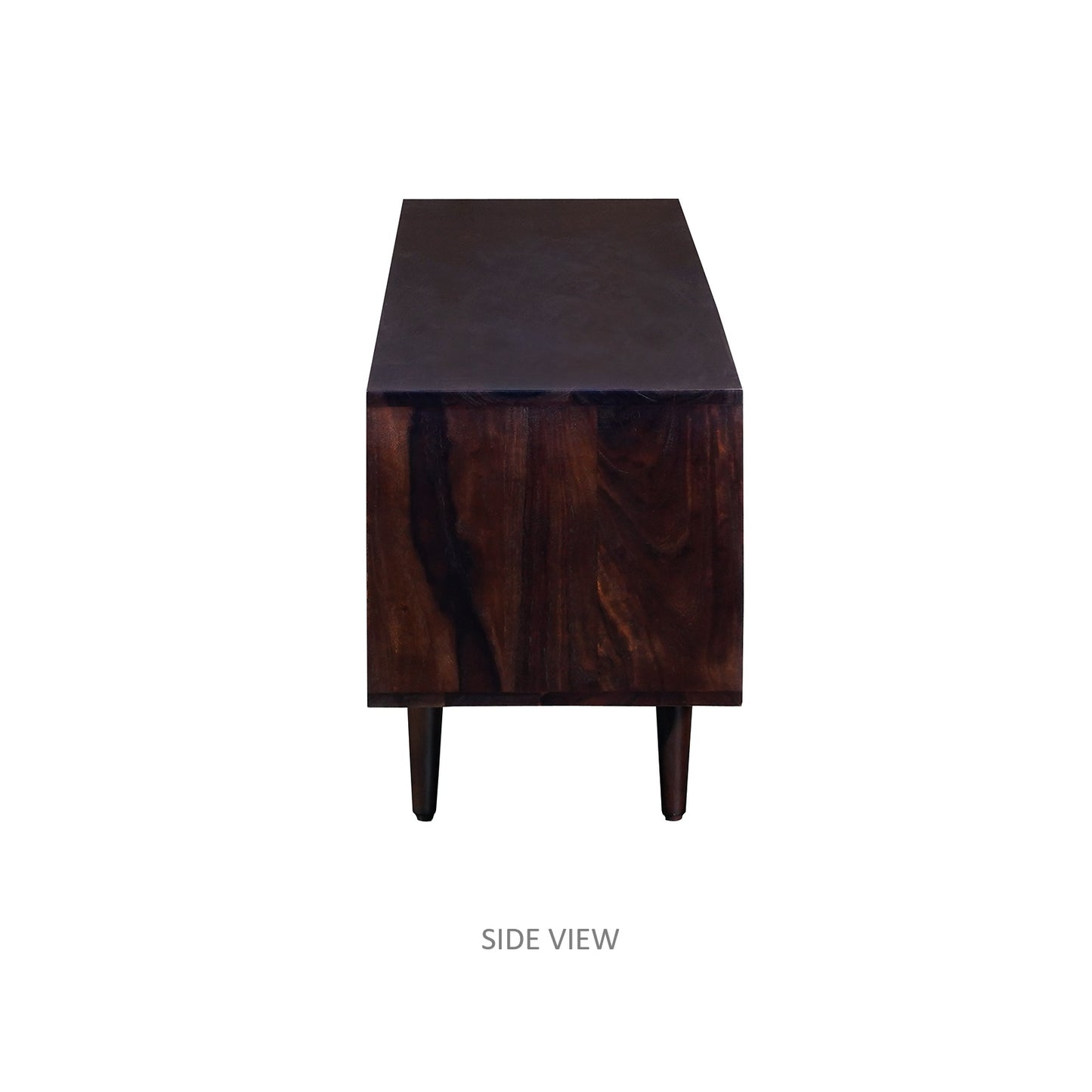 Bristol Sheesham Wood TV Stand in Walnut Finish