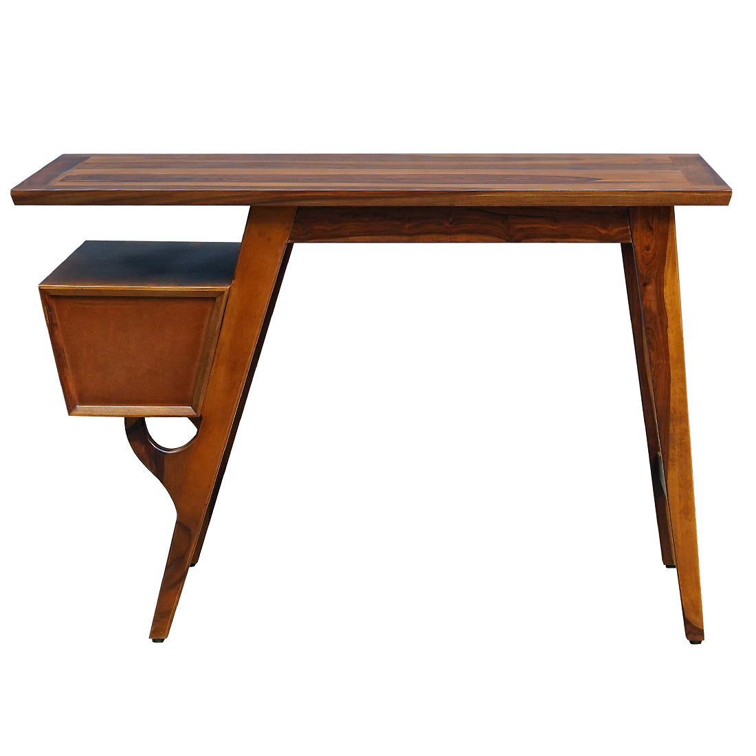 Franco Sheesham Wood Study Table in Honey Finish