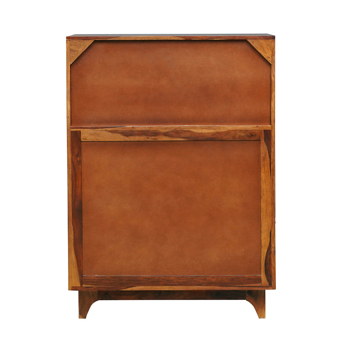 Madrid Sheesham Wood Bar Cabinet in Walnut Finish