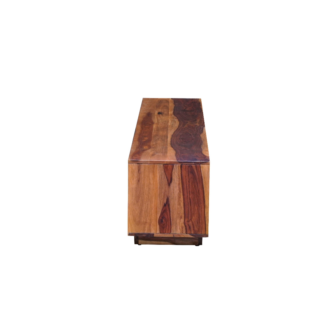 Nentis Sheesham Wood TV Stand in Natural Finish