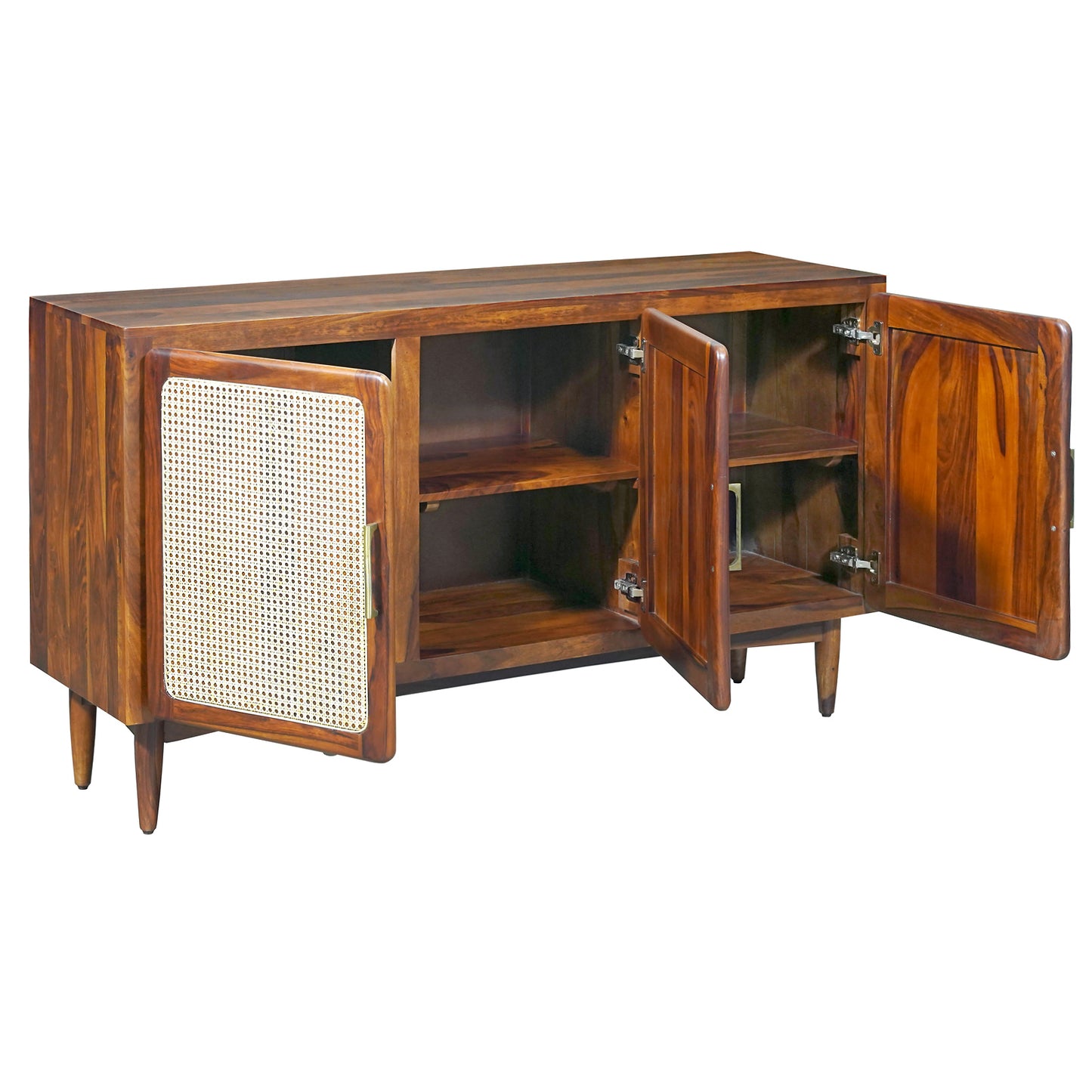 Nicobar Sheesham Wood Sideboard in Honey Finish