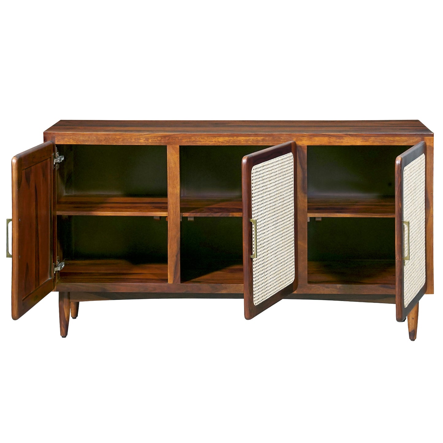 Nicobar Sheesham Wood Sideboard in Honey Finish