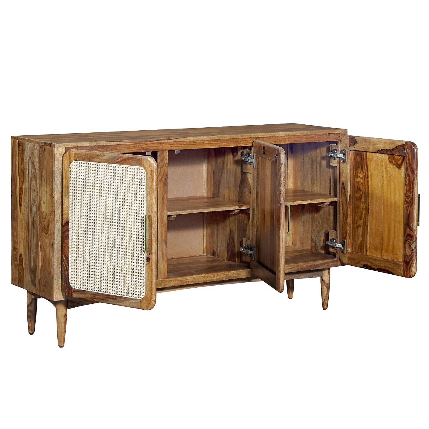 Nicobar Sheesham Wood Sideboard in Stone Finish