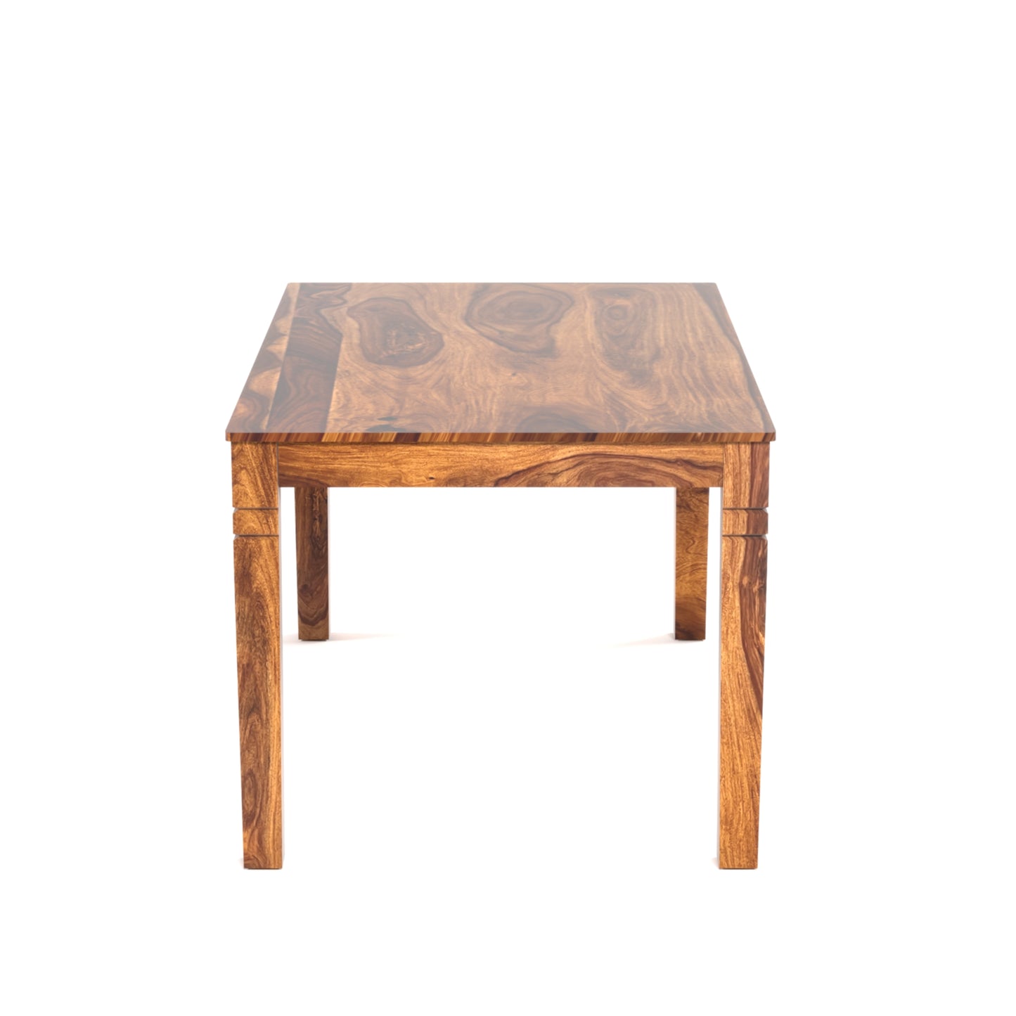 Prados Sheesham Wood Six Seater Dining Set in Honey Finish