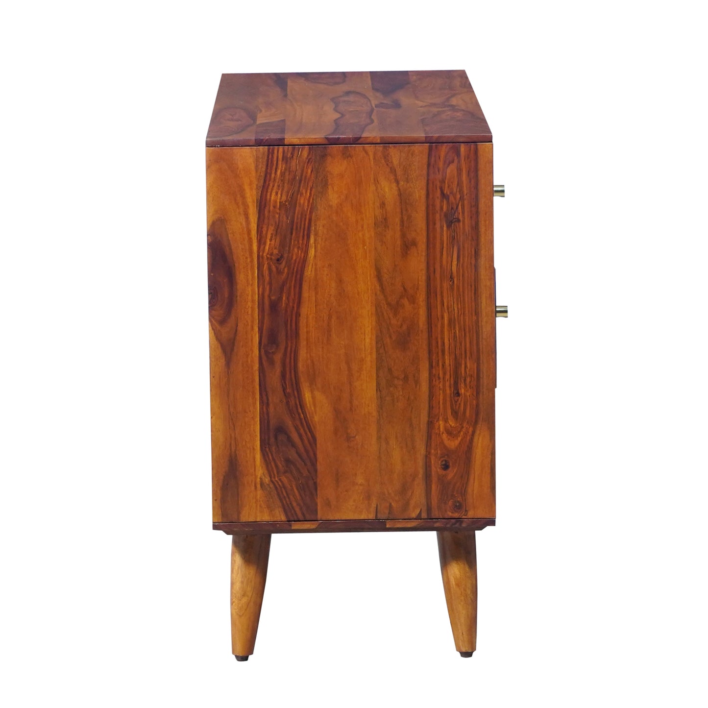 Ruby Sheesham Wood Chest of Drawers in Honey Finish