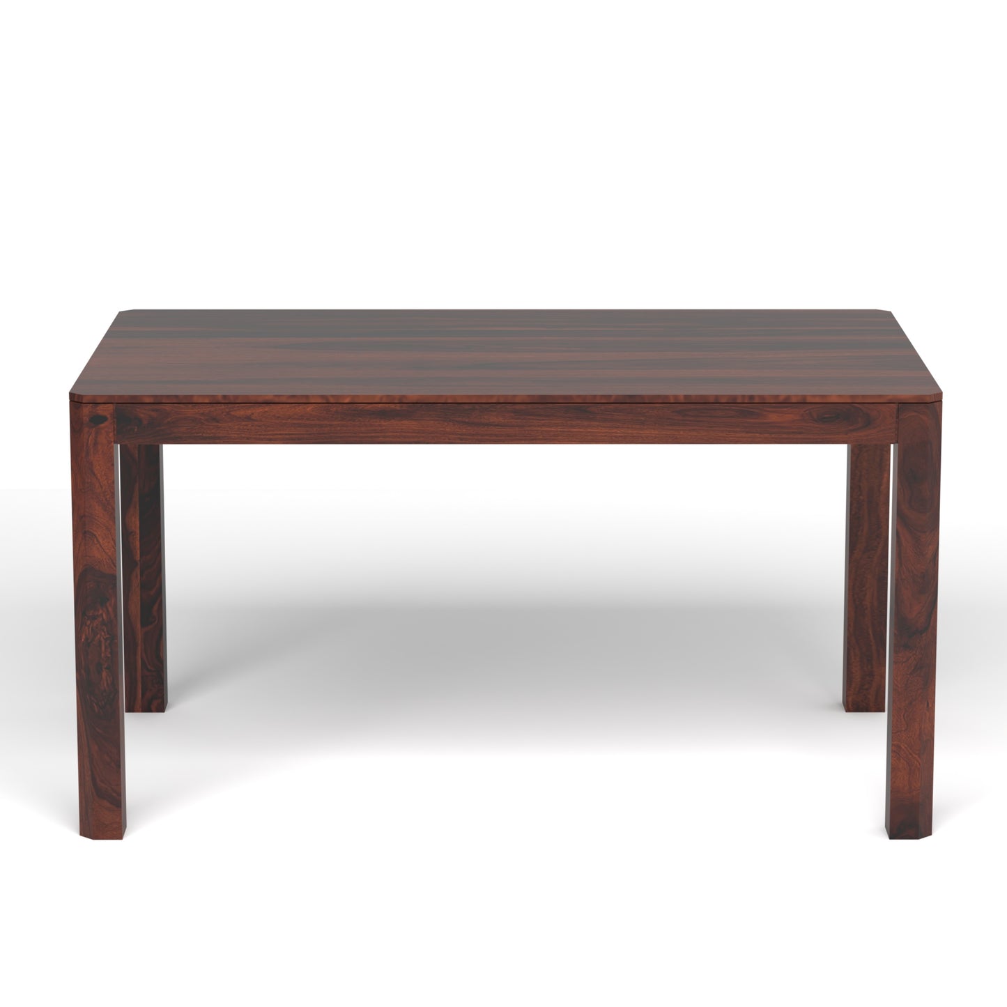 Ruby Sheesham Wood Six Seater Dining Set in Rosewood Finish