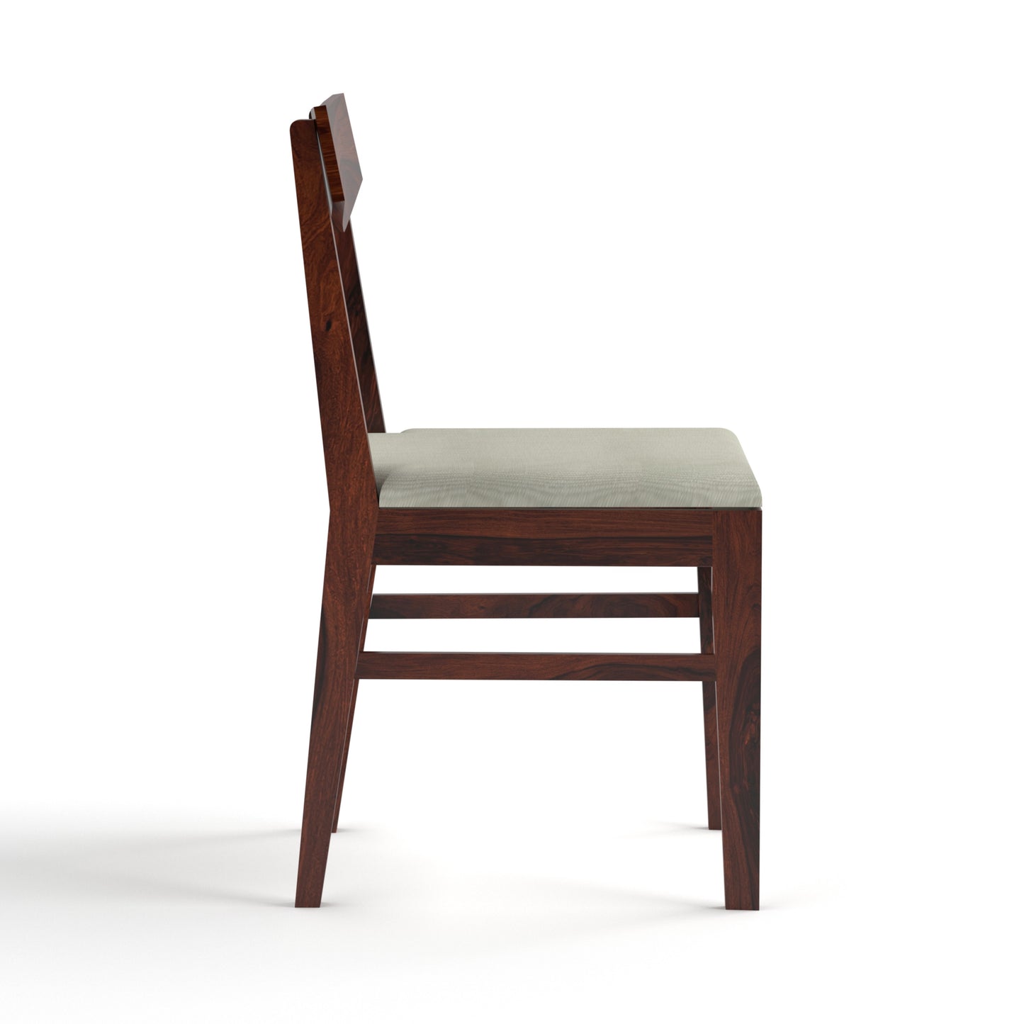 Ruby Sheesham Wood Six Seater Dining Set in Rosewood Finish