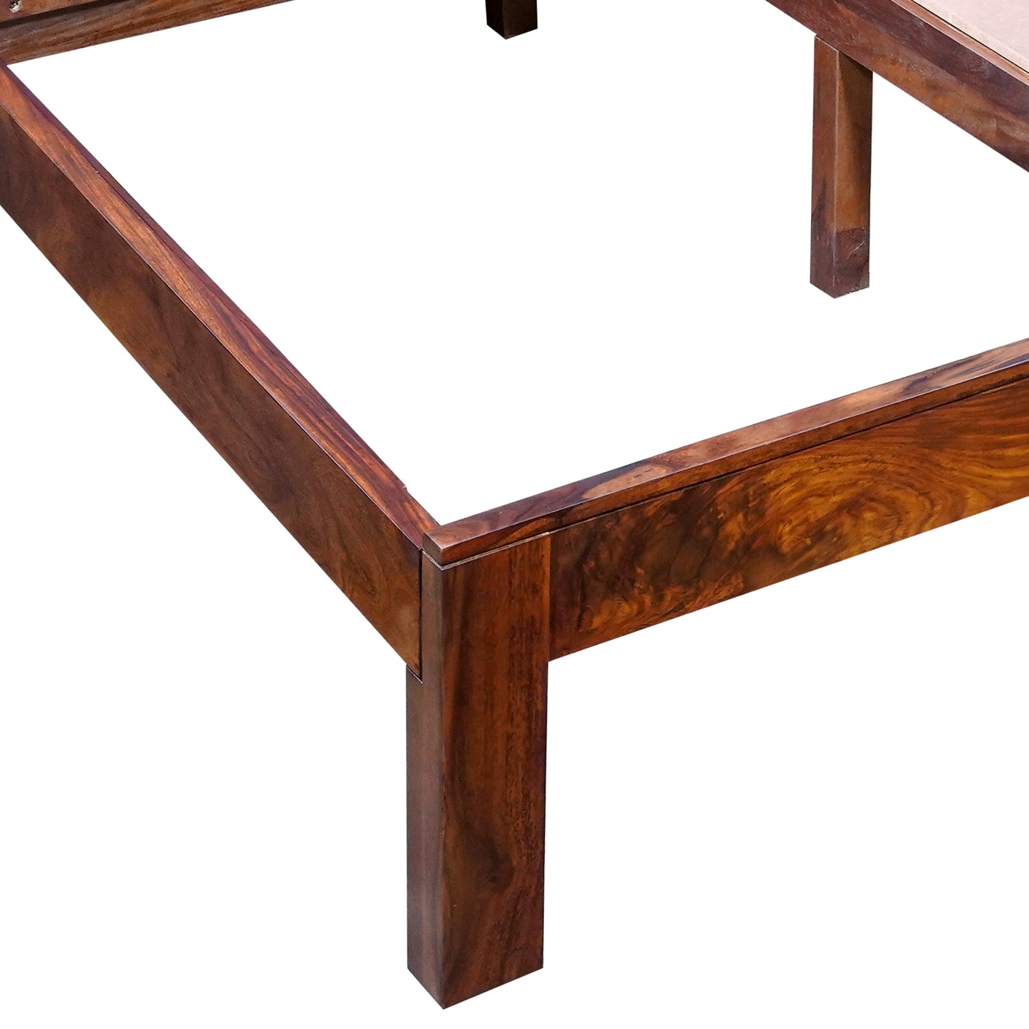 Seville Sheesham Wood King Size Bed in Honey Finish