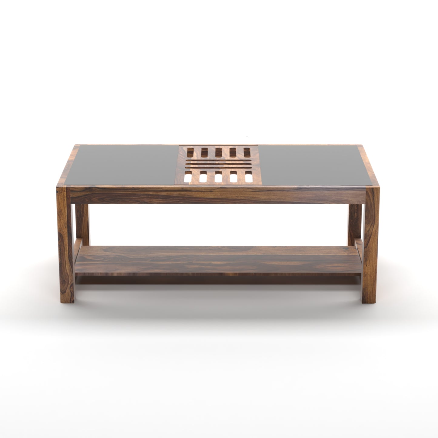 Toronto Sheesham Wood Coffee Table in Honey Finish