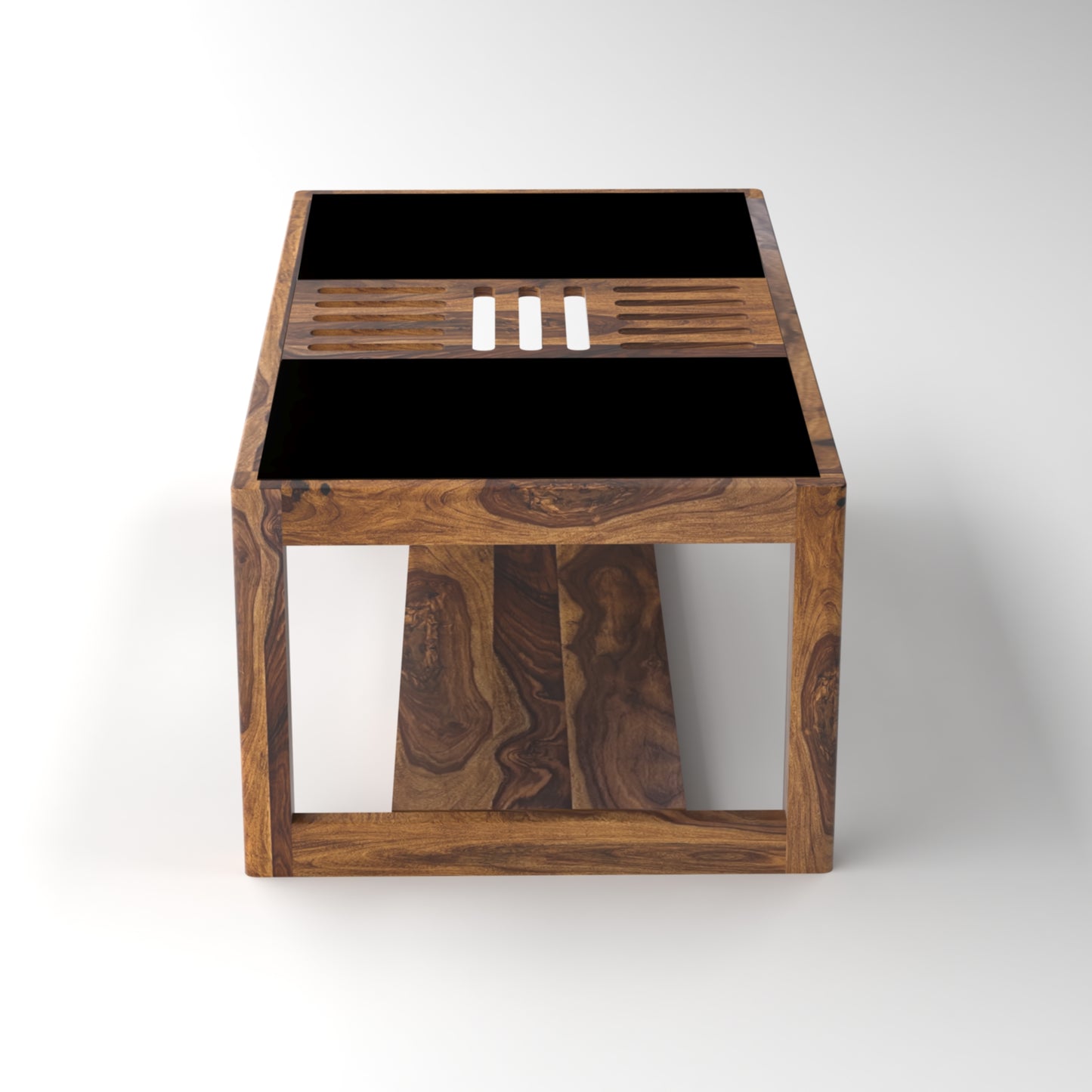 Toronto Sheesham Wood Coffee Table in Honey Finish