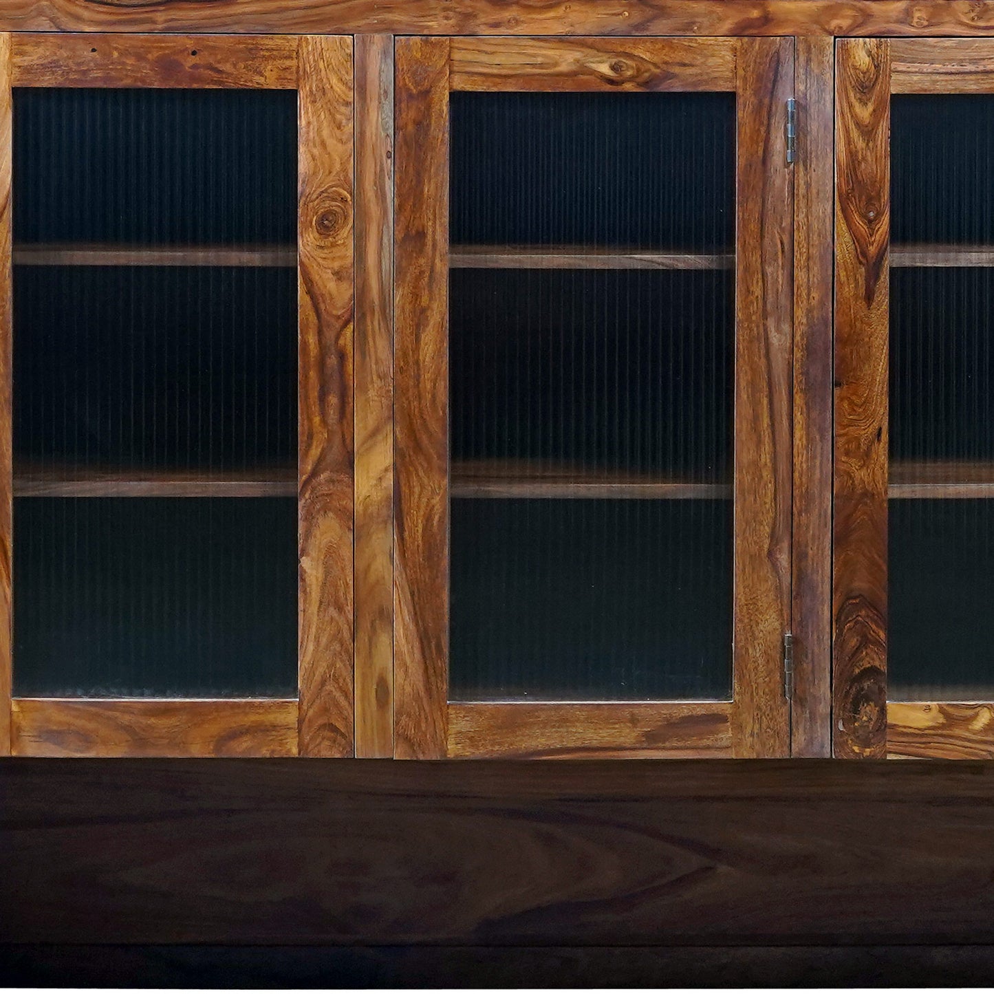 Toronto Sheesham Wood Crockery Unit in Honey Finish